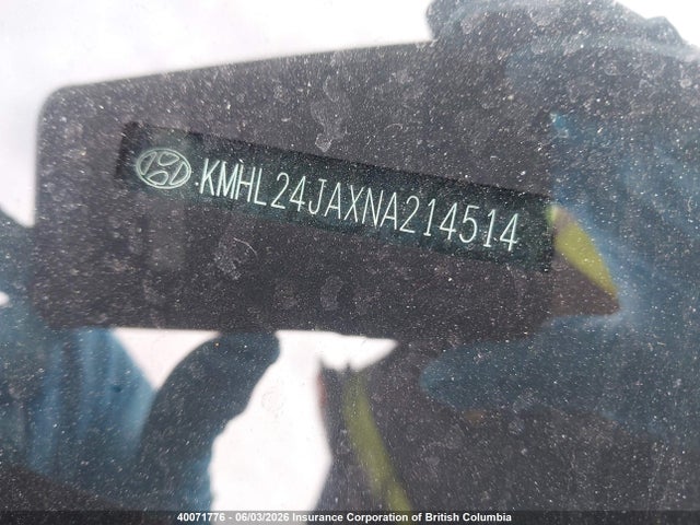 Aukcja sprzedaży 2022 Hyundai Sonata Se, vin: KMHL24JAXNA214514, numer aukcji: 40071776