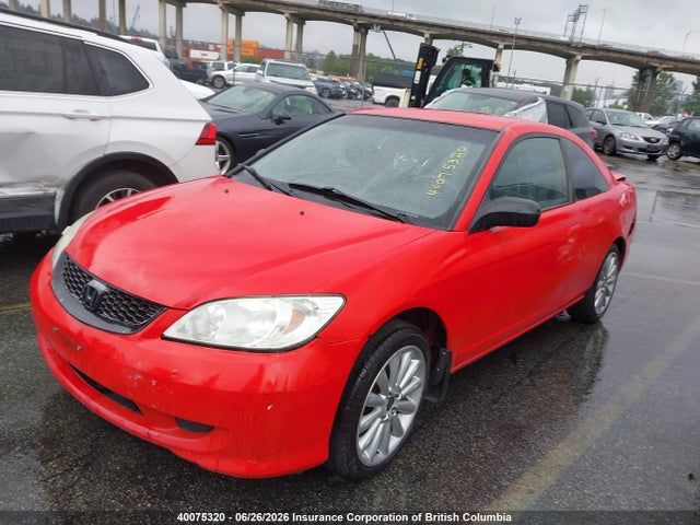 2004 Honda Civic მანქანა იყიდება აუქციონზე, vin: 1HGEM22544L813023, აუქციონის ნომერი: 40075320