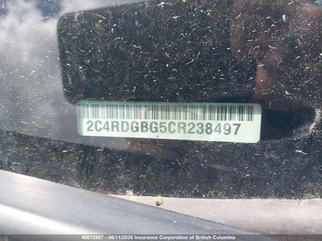 Aukcja sprzedaży 2012 Dodge Grand Caravan Se, vin: 2C4RDGBG5CR238497, numer aukcji: 40072987