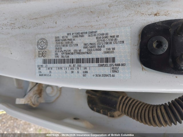 Ford F350 2024 1FT8W3BT7RED07823 Image 9