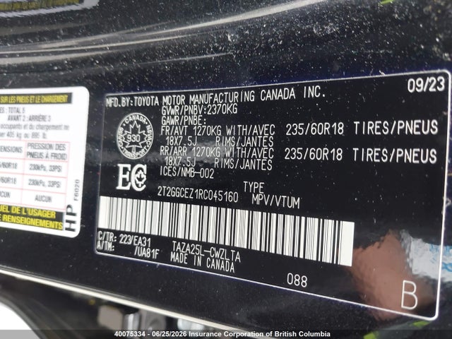 Lexus NX 350 2024 2T2GGCEZ1RC045160 Image 9