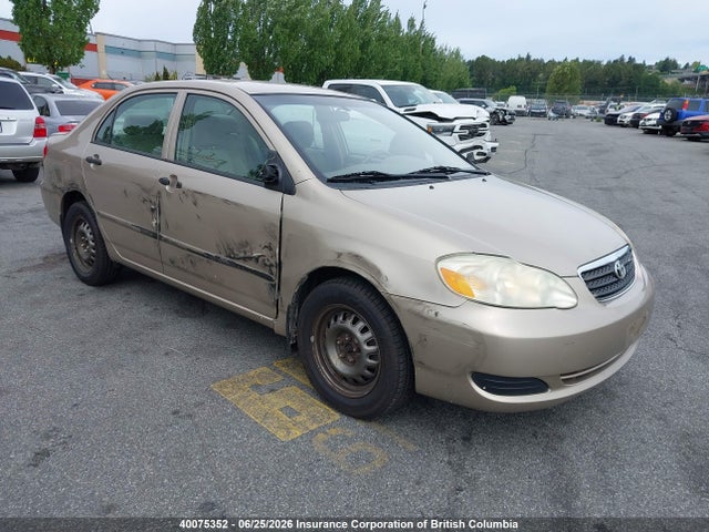 40075352 :رقم المزاد ، 2T1BR32E86C687929 vin ، 2006 Toyota Corolla Ce/le/s مزاد بيع