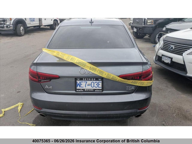 Продажа на аукционе авто 2017 Audi A4, vin: WAUANAF4XHN026753, номер лота: 40075365