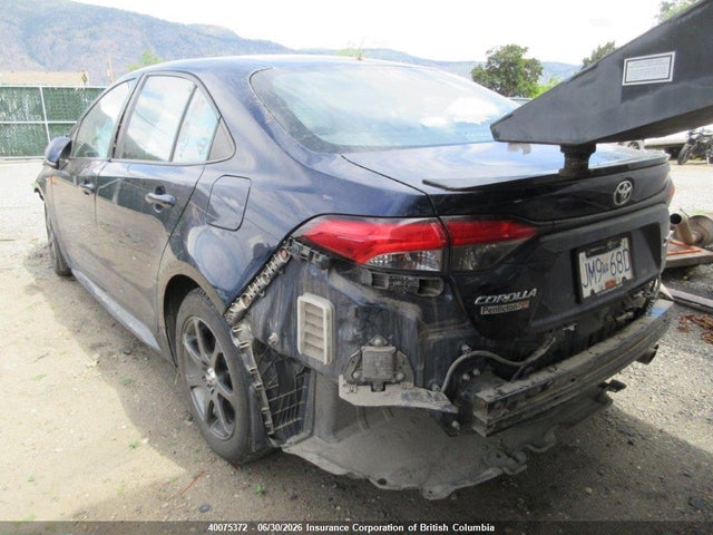 2020 Toyota Corolla Se/xse მანქანა იყიდება აუქციონზე, vin: 5YFB4RBE6LP003781, აუქციონის ნომერი: 40075372