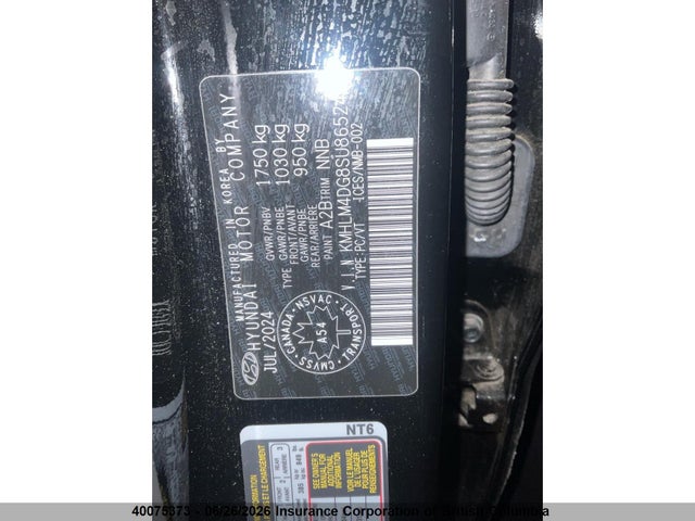 Aukcja sprzedaży 2025 Hyundai Elantra Sel Sport, vin: KMHLM4DG8SU865242, numer aukcji: 40075373