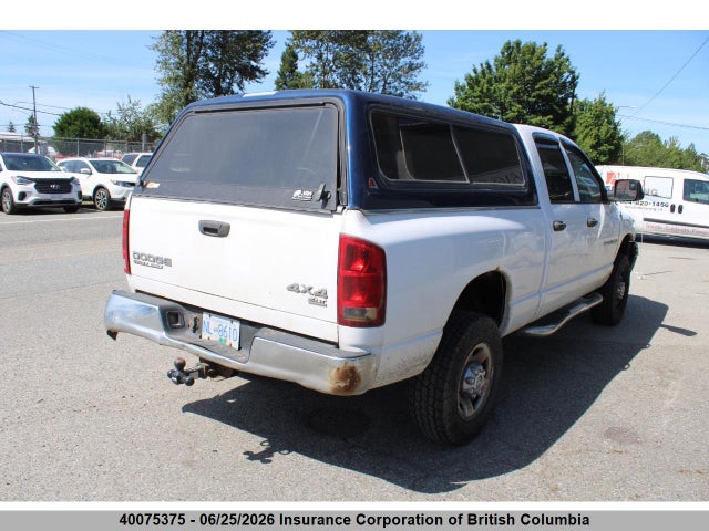 Продажа на аукционе авто 2004 Dodge Ram 2500 Slt/laramie, vin: 1D7KU28D44J253912, номер лота: 40075375