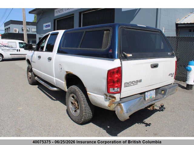 Продажа на аукционе авто 2004 Dodge Ram 2500 Slt/laramie, vin: 1D7KU28D44J253912, номер лота: 40075375