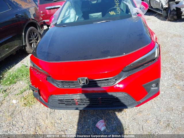 2022 Honda Civic Touring მანქანა იყიდება აუქციონზე, vin: 2HGFE1F93NH004328, აუქციონის ნომერი: 40074135