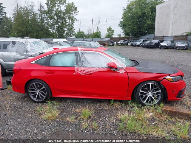 2022 Honda Civic Touring მანქანა იყიდება აუქციონზე, vin: 2HGFE1F93NH004328, აუქციონის ნომერი: 40074135