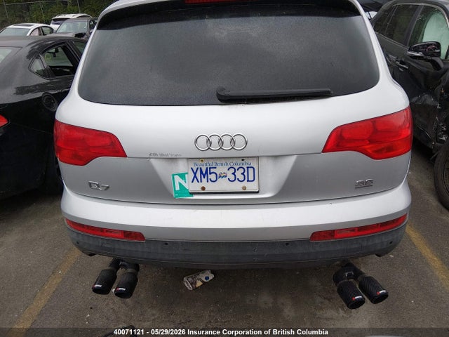 Продаж на аукціоні авто 2008 Audi Q7 3.6 Quattro Premium, vin: WA1BY74L38D038707, номер лоту: 40071121