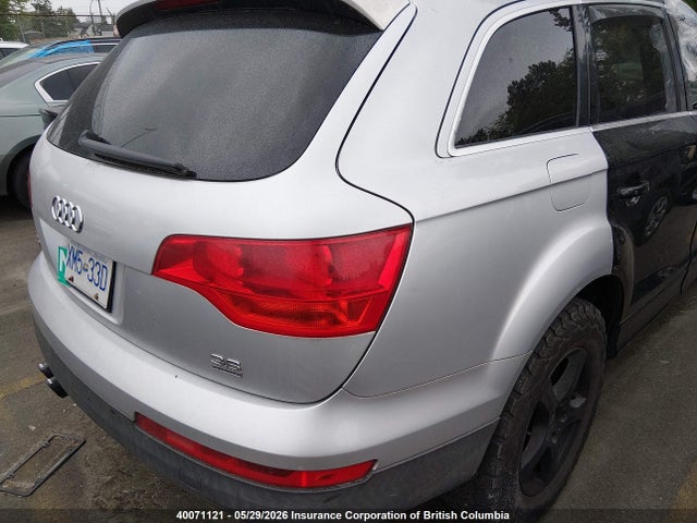 Продаж на аукціоні авто 2008 Audi Q7 3.6 Quattro Premium, vin: WA1BY74L38D038707, номер лоту: 40071121