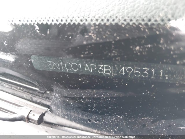 Aukcja sprzedaży 2011 Nissan Versa S/sl, vin: 3N1CC1AP3BL495311, numer aukcji: 40070315