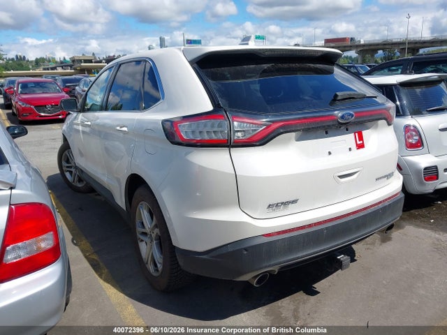 2015 Ford Edge Titanium მანქანა იყიდება აუქციონზე, vin: 2FMTK3K95FBB14146, აუქციონის ნომერი: 40072396