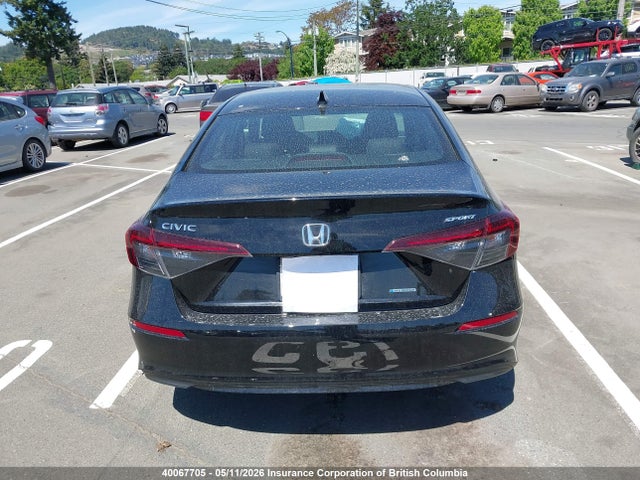 2025 Honda Civic Sport/sport Touring მანქანა იყიდება აუქციონზე, vin: 2HGFE4F8XSH013497, აუქციონის ნომერი: 40067705