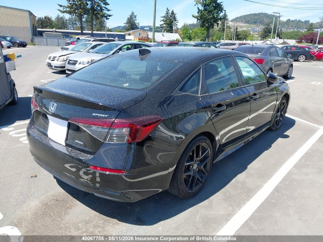 2025 Honda Civic Sport/sport Touring მანქანა იყიდება აუქციონზე, vin: 2HGFE4F8XSH013497, აუქციონის ნომერი: 40067705