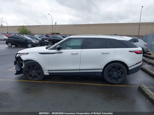 2022 Land Rover Range Rover Velar S მანქანა იყიდება აუქციონზე, vin: SALYJ2EX1NA341516, აუქციონის ნომერი: 40075431