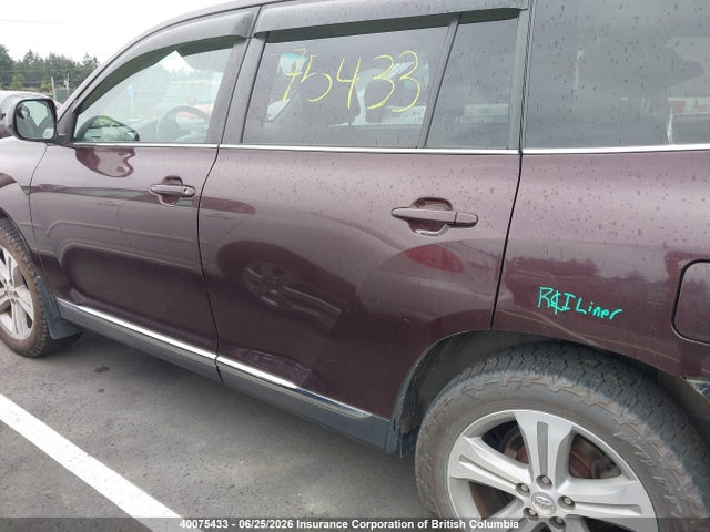 40075433 :رقم المزاد ، 5TDBK3EH2DS211660 vin ، 2013 Toyota Highlander V6 مزاد بيع