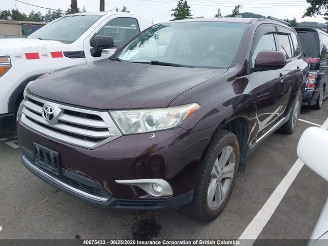 40075433 :رقم المزاد ، 5TDBK3EH2DS211660 vin ، 2013 Toyota Highlander V6 مزاد بيع