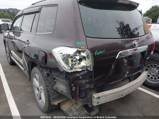40075433 :رقم المزاد ، 5TDBK3EH2DS211660 vin ، 2013 Toyota Highlander V6 مزاد بيع