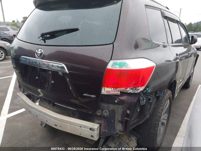40075433 :رقم المزاد ، 5TDBK3EH2DS211660 vin ، 2013 Toyota Highlander V6 مزاد بيع