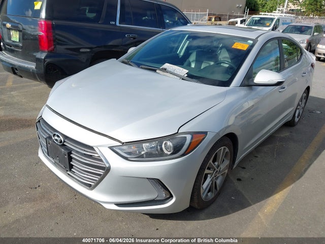 2018 Hyundai Elantra Sel/value/limited მანქანა იყიდება აუქციონზე, vin: KMHD84LFXJU638960, აუქციონის ნომერი: 40071706