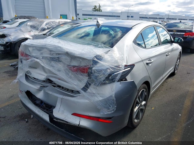 2018 Hyundai Elantra Sel/value/limited მანქანა იყიდება აუქციონზე, vin: KMHD84LFXJU638960, აუქციონის ნომერი: 40071706