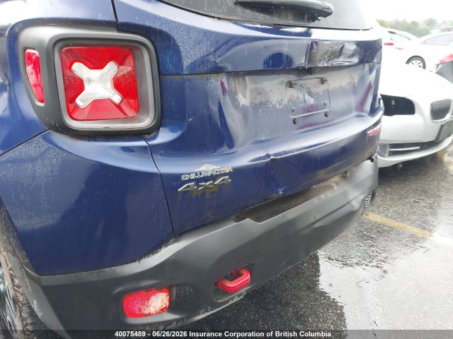 Продаж на аукціоні авто 2016 Jeep Renegade Trailhawk, vin: ZACCJBCT3GPE25065, номер лоту: 40075489
