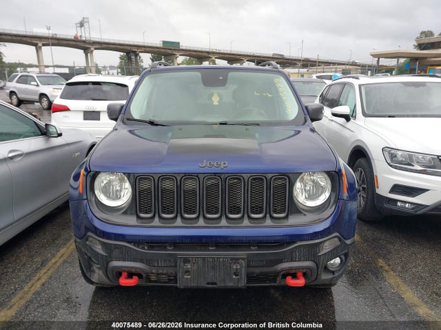Продаж на аукціоні авто 2016 Jeep Renegade Trailhawk, vin: ZACCJBCT3GPE25065, номер лоту: 40075489