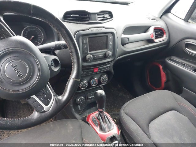 Продаж на аукціоні авто 2016 Jeep Renegade Trailhawk, vin: ZACCJBCT3GPE25065, номер лоту: 40075489