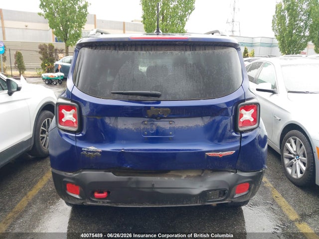 Продаж на аукціоні авто 2016 Jeep Renegade Trailhawk, vin: ZACCJBCT3GPE25065, номер лоту: 40075489