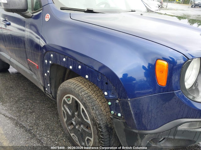 Продаж на аукціоні авто 2016 Jeep Renegade Trailhawk, vin: ZACCJBCT3GPE25065, номер лоту: 40075489