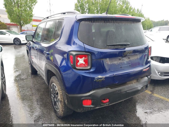 Продаж на аукціоні авто 2016 Jeep Renegade Trailhawk, vin: ZACCJBCT3GPE25065, номер лоту: 40075489