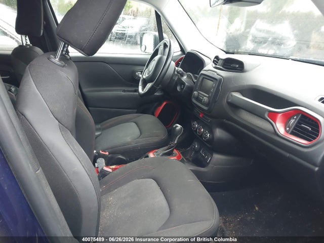 Продаж на аукціоні авто 2016 Jeep Renegade Trailhawk, vin: ZACCJBCT3GPE25065, номер лоту: 40075489