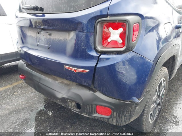 Продаж на аукціоні авто 2016 Jeep Renegade Trailhawk, vin: ZACCJBCT3GPE25065, номер лоту: 40075489