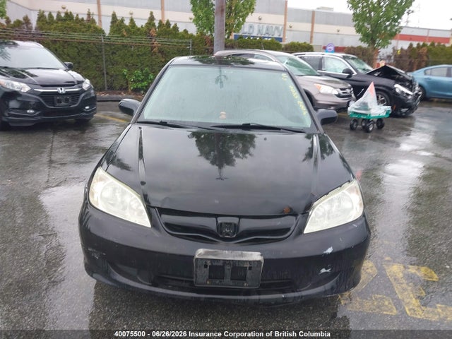 2005 Honda Civic მანქანა იყიდება აუქციონზე, vin: 2HGES166X5H001615, აუქციონის ნომერი: 40075500