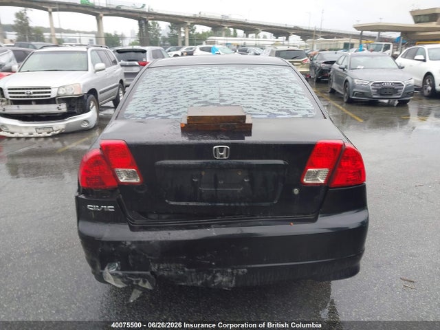 2005 Honda Civic მანქანა იყიდება აუქციონზე, vin: 2HGES166X5H001615, აუქციონის ნომერი: 40075500