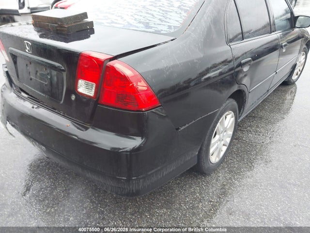 2005 Honda Civic მანქანა იყიდება აუქციონზე, vin: 2HGES166X5H001615, აუქციონის ნომერი: 40075500