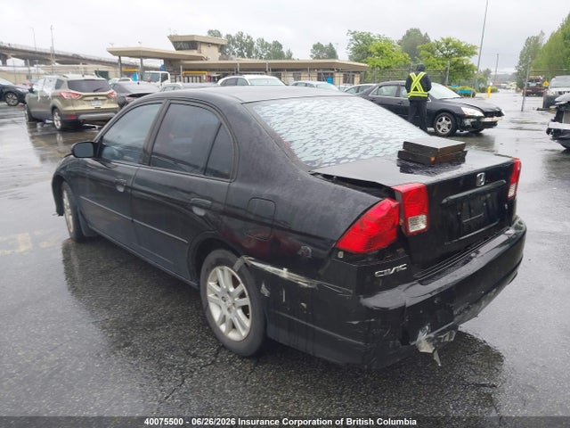 2005 Honda Civic მანქანა იყიდება აუქციონზე, vin: 2HGES166X5H001615, აუქციონის ნომერი: 40075500