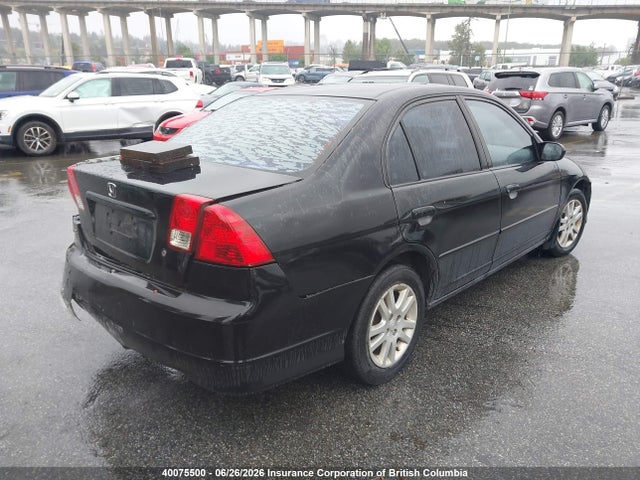 2005 Honda Civic მანქანა იყიდება აუქციონზე, vin: 2HGES166X5H001615, აუქციონის ნომერი: 40075500