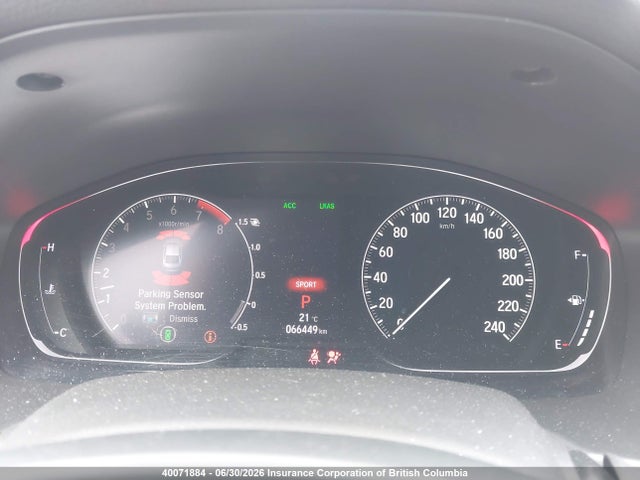 2018 Honda Accord Touring მანქანა იყიდება აუქციონზე, vin: 1HGCV2F90JA802139, აუქციონის ნომერი: 40071884