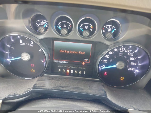 2011 Ford F350 მანქანა იყიდება აუქციონზე, vin: 1FT8W3BT5BEA71484, აუქციონის ნომერი: 40075506