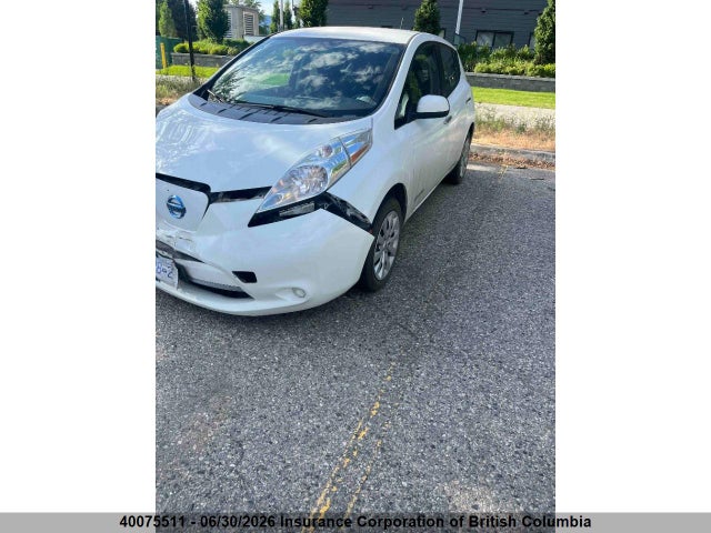 2015 Nissan Leaf მანქანა იყიდება აუქციონზე, vin: 1N4AZ0CP4FC317473, აუქციონის ნომერი: 40075511
