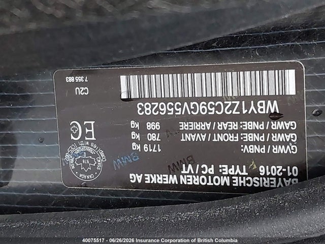 BMW I3 2016 WBY1Z2C59GV556283 Image 9