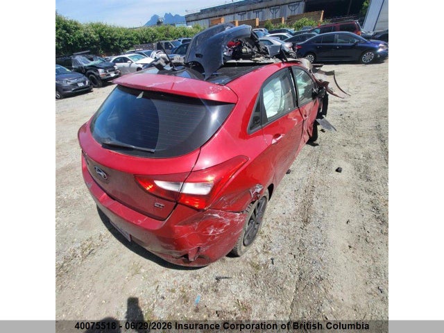 2013 Hyundai Elantra Gt მანქანა იყიდება აუქციონზე, vin: KMHD35LE8DU138795, აუქციონის ნომერი: 40075518
