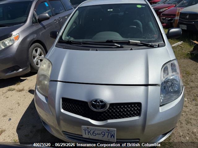 Продаж на аукціоні авто 2007 Toyota Yaris, vin: JTDJT923375076073, номер лоту: 40075520