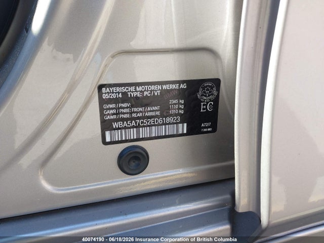 WBA5A7C52ED618923 BMW 528 XI