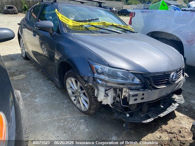 40075523 :رقم المزاد ، JTHKD5BH3D2140551 vin ، 2013 Lexus Ct 200 مزاد بيع