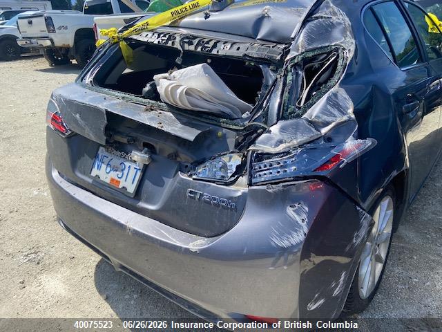 40075523 :رقم المزاد ، JTHKD5BH3D2140551 vin ، 2013 Lexus Ct 200 مزاد بيع