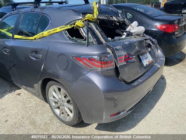 40075523 :رقم المزاد ، JTHKD5BH3D2140551 vin ، 2013 Lexus Ct 200 مزاد بيع