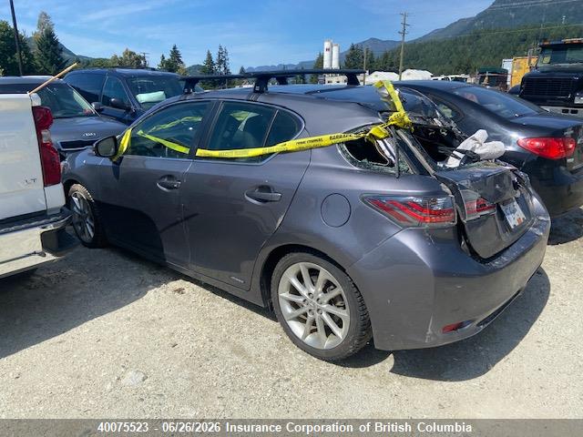 40075523 :رقم المزاد ، JTHKD5BH3D2140551 vin ، 2013 Lexus Ct 200 مزاد بيع